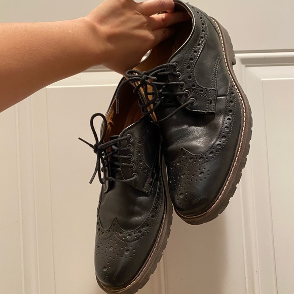 Dockers black men’s Oxford shoes 🍀 - Picture 4 of 9